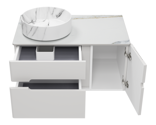 Тумба под раковину Brevita Pallisandro PAL-50080-501П2Я 79х49х40 - фото 3