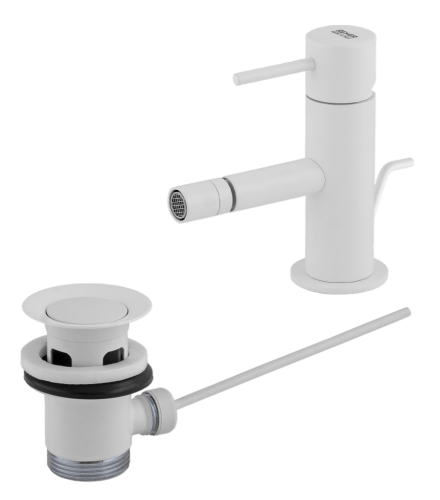 Смеситель Remer X Style X20BO на биде белый без термостата - фото 2 Смеситель Remer X Style X20BO на биде белый без термостата - фото 2