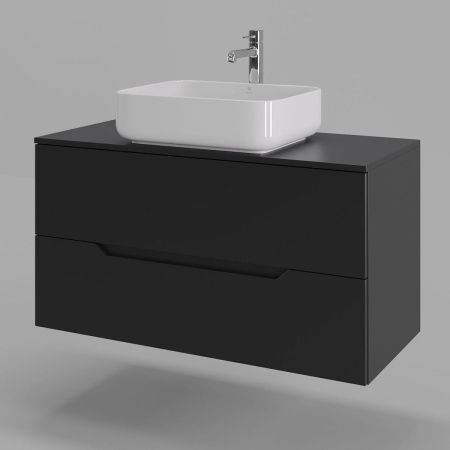 Тумба с раковиной Orange Line Li-100TubMDF+B05-500W 100х50