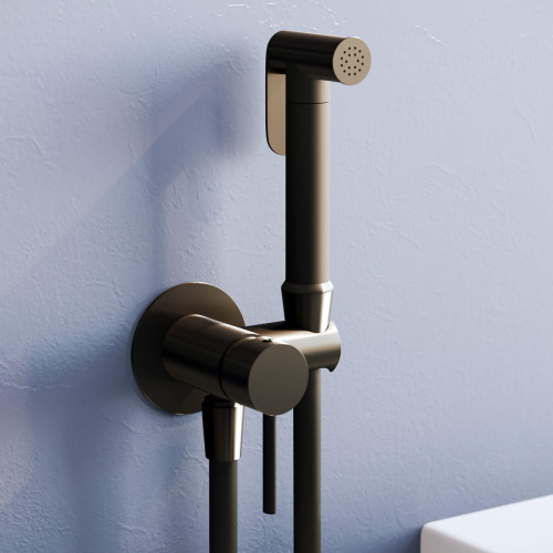 Гигиенический душ со смесителем RGW Shower Panels (Шоувер панелс) 581408211-04 черный - фото 5