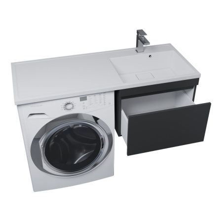 Тумба под раковину Uperwood Magenta 5930205155 60х50 подвесная цвет черный