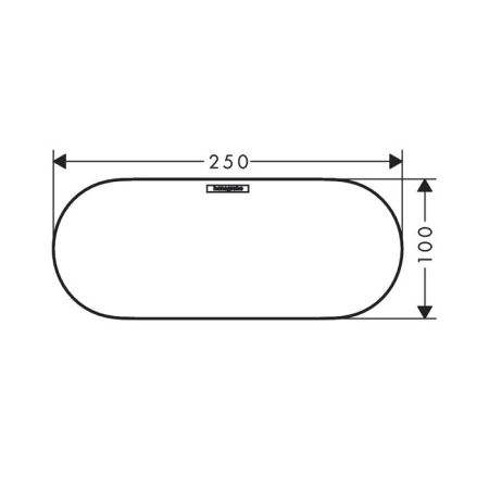 Крышка для корзины Hansgrohe WallStoris 27925700