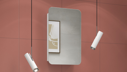 Зеркало-шкаф Velvex BIO zsBIO.40-21.11 39х64 подвесной цвет белый - фото 3 Зеркало-шкаф Velvex BIO zsBIO.40-21.11 39х64 подвесной цвет белый - фото 3