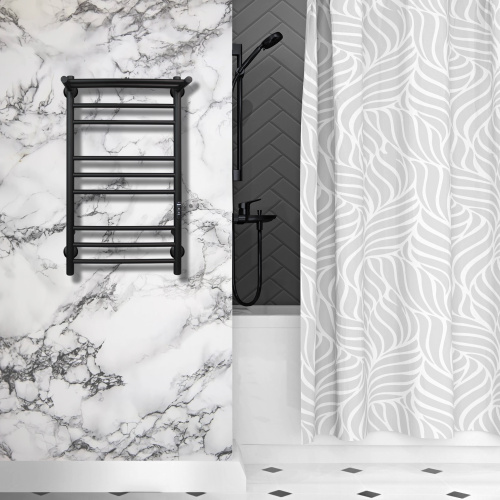 Полотенцесушитель Indigo Line Trinity LСLTE70-40PBRRt 43х70 электрический черный муар - фото 4