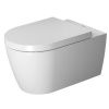Унитаз подвесной Duravit Me by Starck 45290900A1 (252909+002009) белый с сиденьем микролифт безободковый