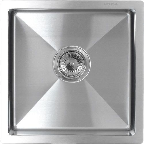 Кухонная мойка Melana ProfLine MLN-R4444H 44х44 цвет сатин поверхность матовая