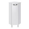 Шкаф-пенал RUNO ЭКОНОМ 00000000005 30х30х87 напольный цвет белый