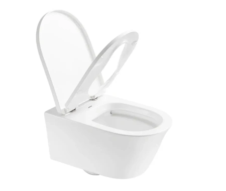 Чаша унитаза подвесная Arrow AEB21602H цвет белый без сиденья безободковая каскадный смыв