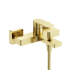 Смеситель для ванны и душа Sancos Studio SC9018BG настенный брашированное золото