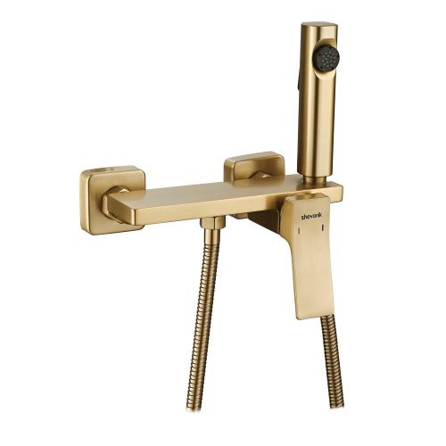 Гигиенический душ со смесителем Shevanik S6105G-1 золотой сатин - фото 2