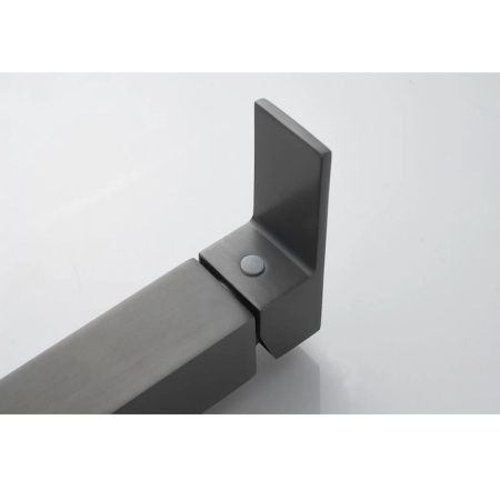 Душевая стойка Knotlor KN-23/GM настенная цвет вороненая сталь