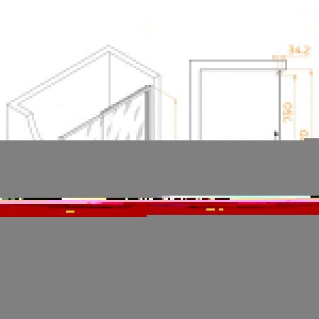 Душевая дверь RGW Passage 41081417-16 170х195 стекло прозрачное профиль золото