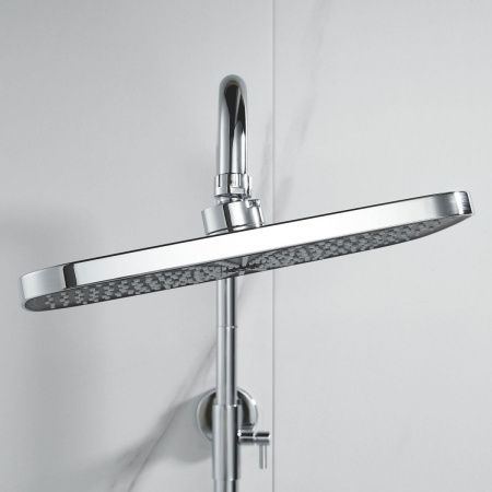 Душевая стойка Shevanik S6236 настенная цвет хром