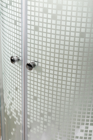 Душевая кабина AvaCan L910EL 100х100 четверть круга с крышей ориентация универсальная