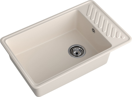 Кухонная мойка Granfest Quarz 51 белый 75х48 цвет белый поверхность матовая