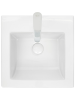 Раковина из сантехнического фаянса WeltWasser WW SK 10000004607 40 см встраиваемая цвет белый 1 отверстие под смеситель