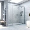 Душевая дверь Vegas-Glass Z2P TUR+NOVO Z2P NOVO h2000 220 07 01 220х200 стекло прозрачное профиль хром