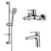 Комплект смесителей Aquatek БЕТТА AQ1130CR хром