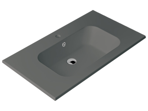 Раковина из санфаянса Berloni Bagno LAVQADINCXR55 187 91х52 встраиваемая цвет коричневый