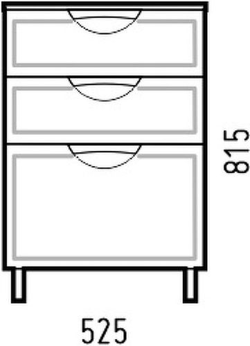 Комод Corozo Монро SD-00000781 51х30х82 напольный цвет белый - фото 4