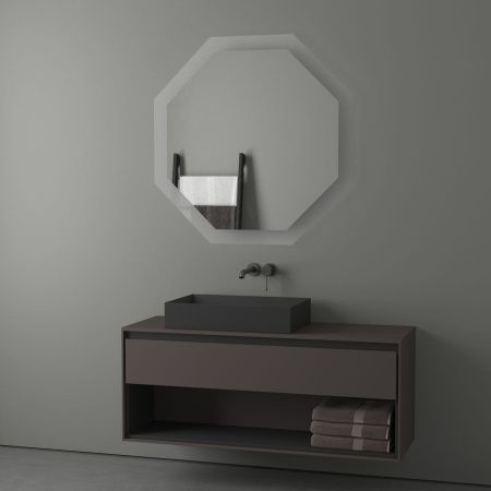 Зеркало с подсветкой Evoform Ledshine BY 2507 100х100 подвесное