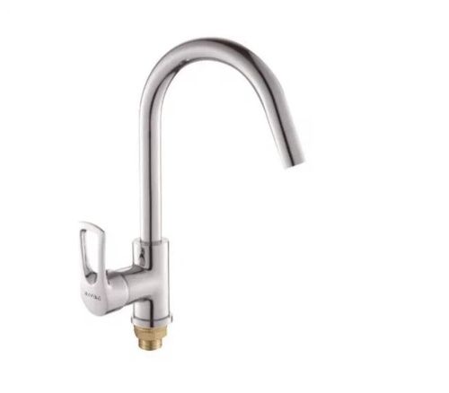 Смеситель для кухни Shevanik S5153 на мойку хром - фото 2