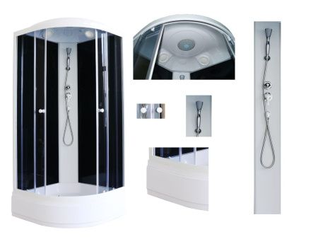 Душевая кабина Parly Classic ECM921 90х90 четверть круга с крышей ориентация универсальная