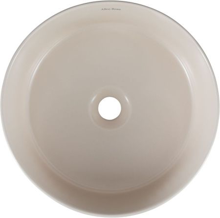 Раковина керамическая Allen Brau Fantasy 4.11032.IV 40х40 накладная цвет бежевый без отверстий под смеситель
