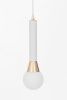 Светильник подвесной Lumina Deco Folino (Фолино) LDP 7012-1B WT+GD
