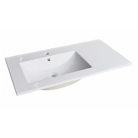 Тумба с раковиной Comforty Дюссельдорф 00-00004093CF 100х50 напольная цвет серый