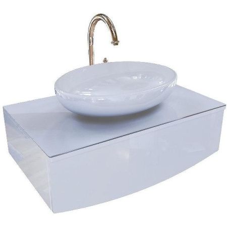 Тумба под раковину 1MarKa Nega Ц0000002812 60х50 подвесная цвет белый