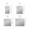 Зеркало с подсветкой Vigo Quadro 146 100х100 подвесное