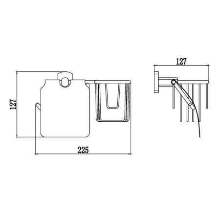 Бумагодержатель Savol S-L09951