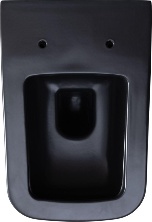 Чаша унитаза подвесная Allen Brau Infinity 4.21011.31 цвет черный матовый без сиденья безободковая каскадный смыв