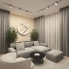 Трековый однофазный светильник Denkirs Smart Linear (Смарт Линеар) DK8070-BK