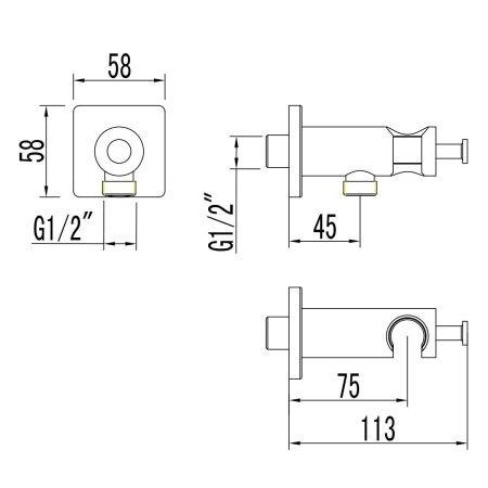 Шланговое подключение LeMark LM7885C