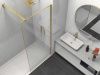 Душевая перегородка Vincea Walk in HS VSW-1HS100CLG 100х200 стекло прозрачное профиль золото