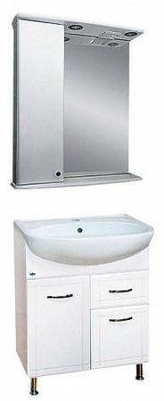 Тумба под раковину Misty Уют Э-Уют01060-011Я 60х30 напольная цвет белый