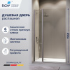 Душевая дверь RGW Leipzig (Лейпциг) 351200410-110 100х195 стекло прозрачное профиль сатин