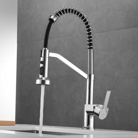 Смеситель для кухни Shevanik S963 на мойку хром