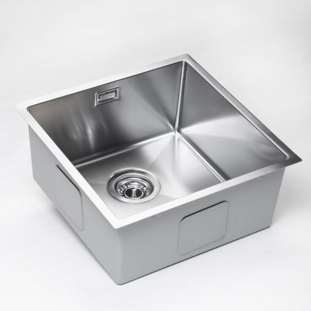 Кухонная мойка Grandex Aqua PROLINE 44 303413 45х45 цвет серый поверхность матовая