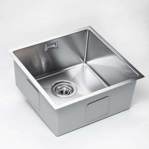 Кухонная мойка Grandex Aqua PROLINE 44 303413 44х44 цвет сатин поверхность матовая - фото 2