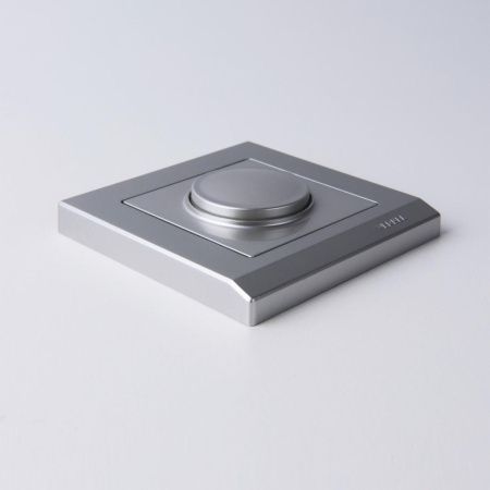 Рамка на 1 пост Werkel Stark серебряный (Старк серебряный) 4690389161704