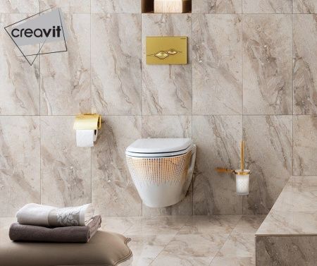 Чаша унитаза подвесная Creavit Terra TP325-11CB00E-NA00 цвет белый без сиденья душевой смыв