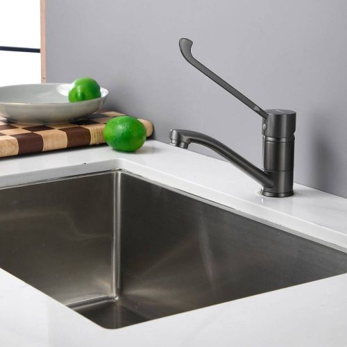 Смеситель для кухни Belz B019 B19019-3 на мойку оружейная сталь - фото 5