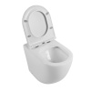 Унитаз приставной BelBagno SFERA-R BB2141CBR/BB870SC белый с сиденьем микролифт безободковый каскадный смыв