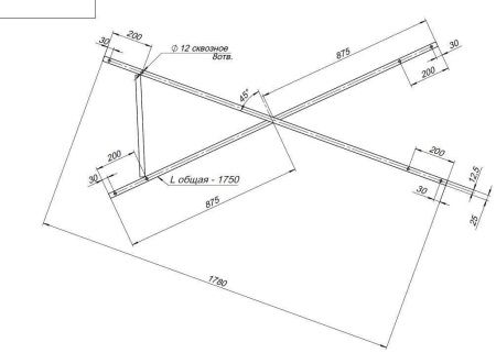 Каркас сварной для ванны Aquanet Cariba 00140178