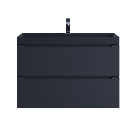 Тумба с раковиной Uperwood Tanos-Classic Quartz 3930421700 80х50 цвет черный