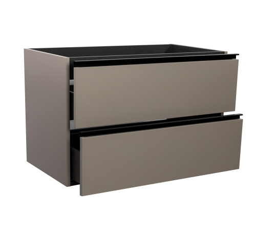 Тумба под раковину Visobath Granada 76544/87605 100х45х55 подвесная цвет кварц - фото 5