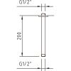 Кронштейн для душа Clever ROOF 98005